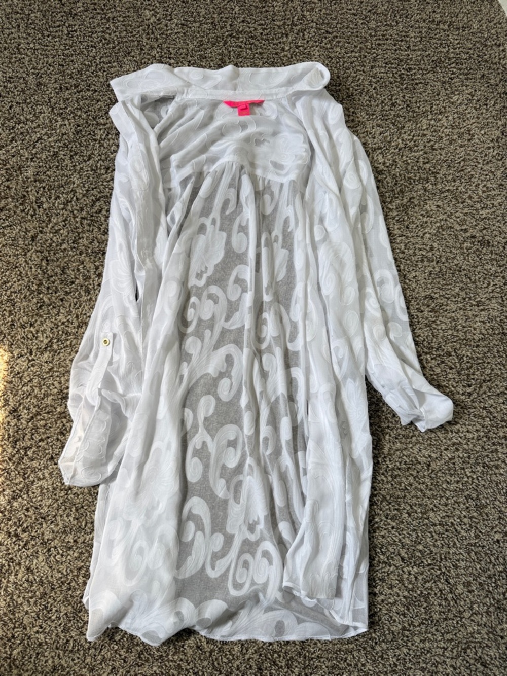 Lilly pulitzer beach cover up